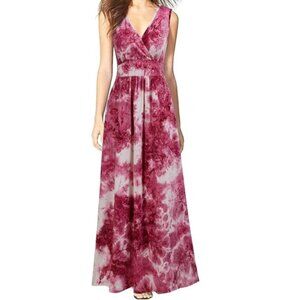 Woosea Maxi Dress Sleeveless Deep V Neck Stretch Loose Casual Womens Size Medium